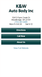 Mobile Screenshot of kwautobodyinc.com